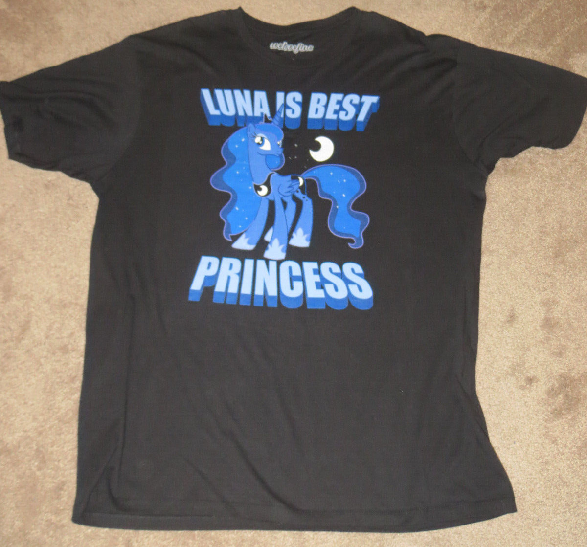 My LITTLE Pony PRINCESS Luna WE Love FINE Shirts Mens… Gem