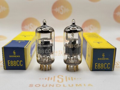 Siemens E88CC Silver Shields 真空管 2個セット Siemens E88CC Silver Shields 真空管 2個セット Siemens E88CC