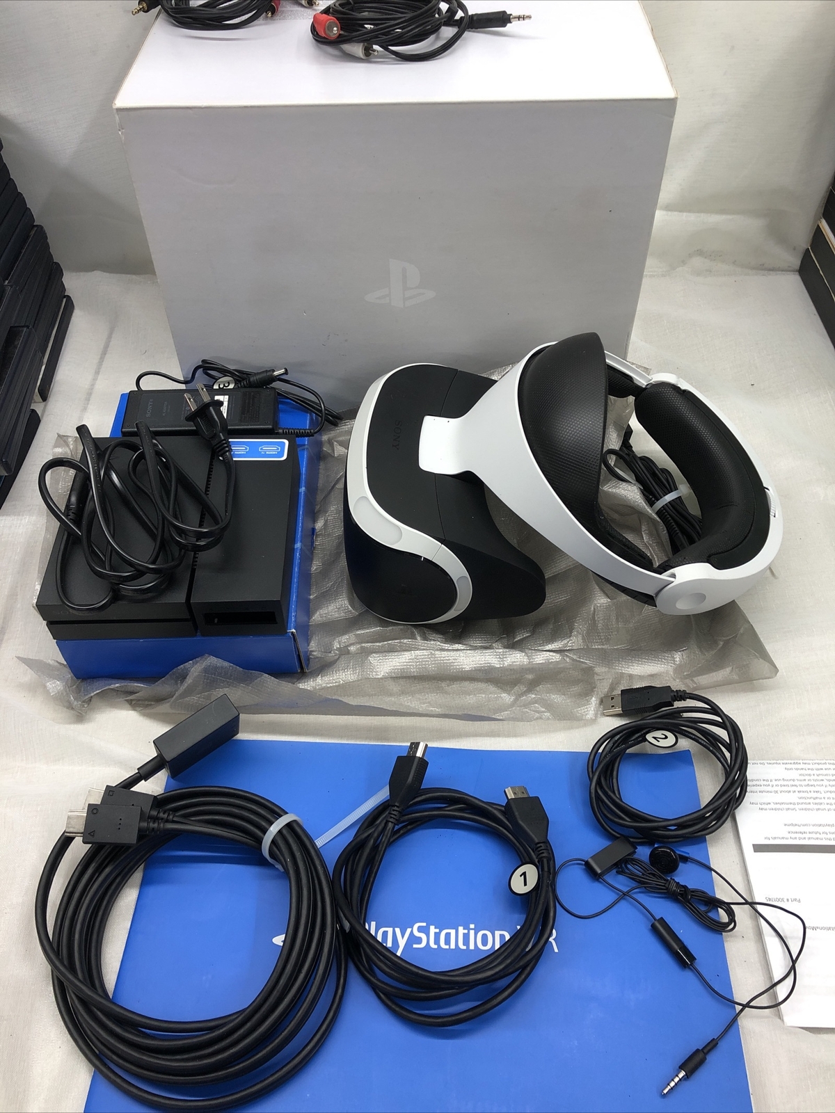 Sony PlayStation PSVR VR PS4 Virtual Reality Headset CUHZVR1 *Read eBay