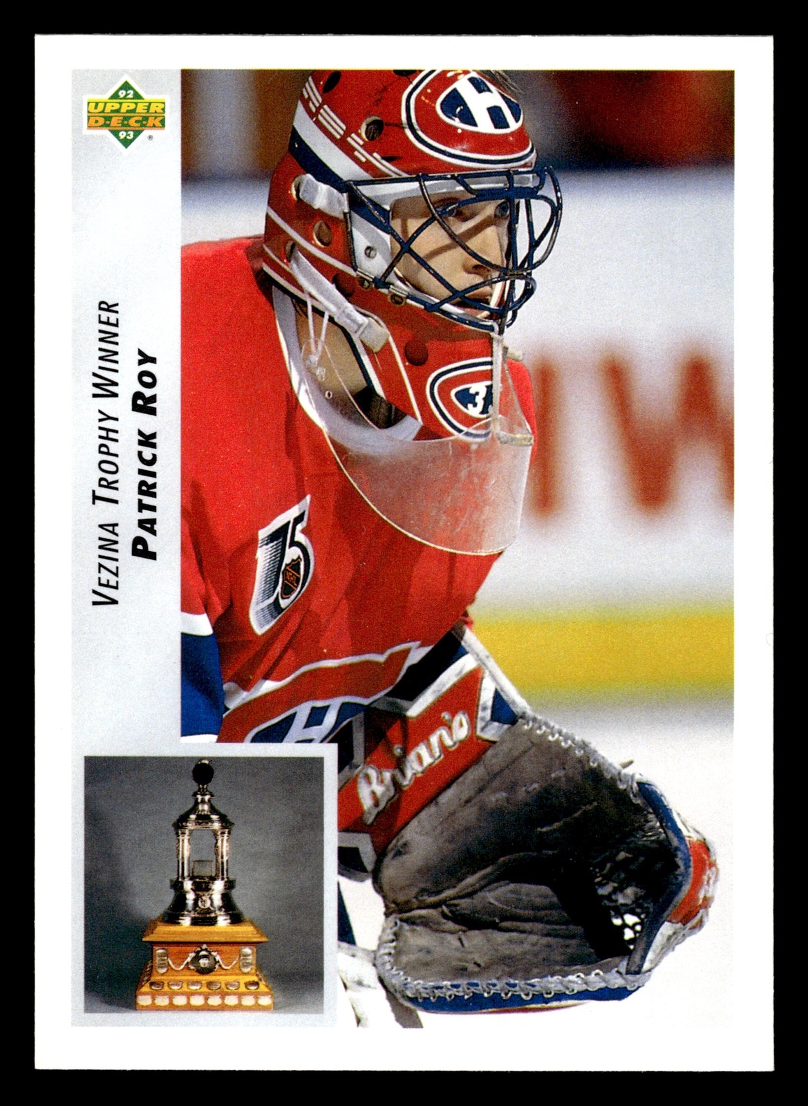 1992-93 Upper Deck - #438b Patrick Roy - Montreal Canadiens