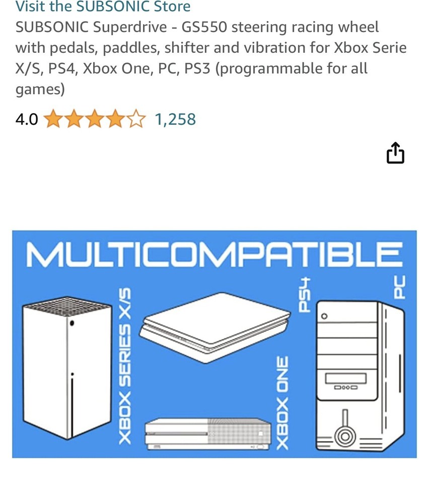 Gaming Steering Wheel eBay