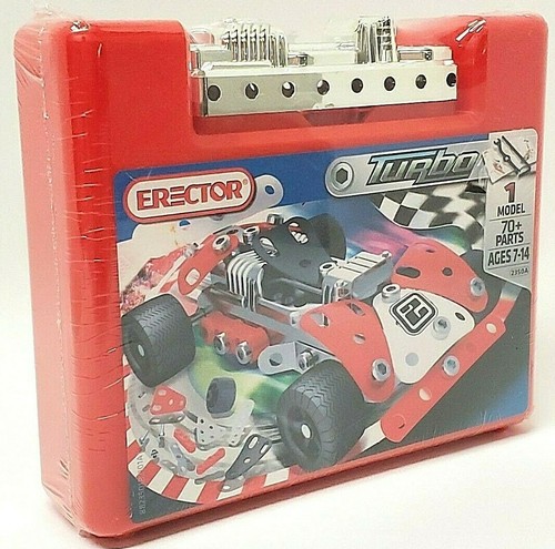 Erector Turbo Set 2350A Model Race Car 70+ Parts! Ages 7-14 BRAND NEW & SEALED! - Bild 3 von 10