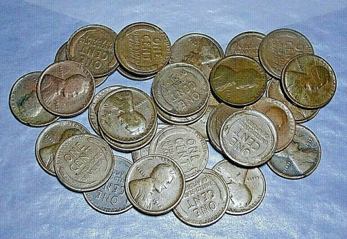 1 (ONE) 1912-P LINCOLN CENT WHEAT PENNY "GOOD OR BETTER" CIRCULATED