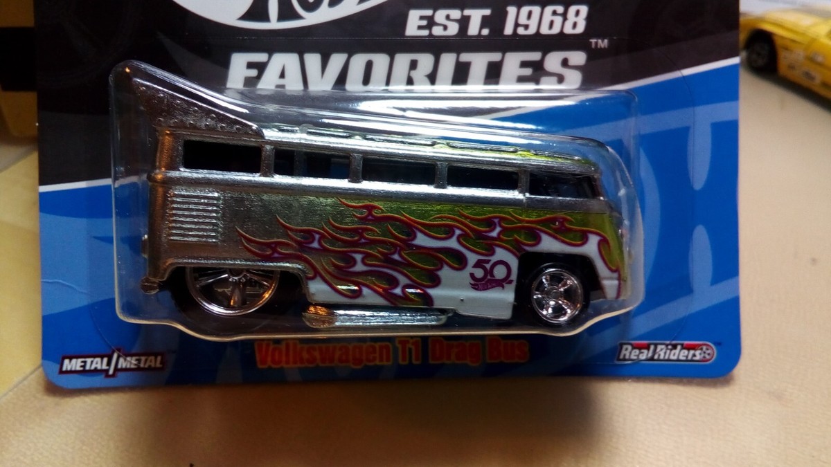 ミニカー Hot Wheels Real Riders VW Bus Hot Wheels Volkswagen Drag Bus Real Riders Series 6 LE of