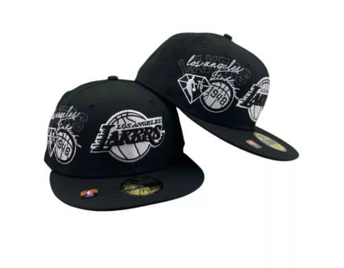 Los Angeles Lakers New Era 59 fifty fitted hat cap Size 71/4