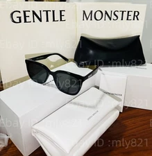GentleMonster Sunglasses Heizer 01 Black Frame Black Lenses