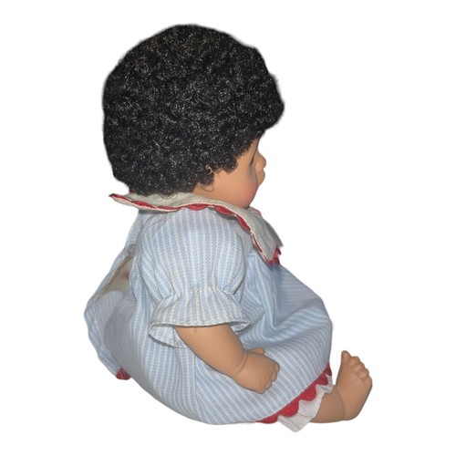 PAULINE BJONNESS JACOBSEN 1990's 8" LITTLE LOVE African American Doll NOS - Picture 10 of 13