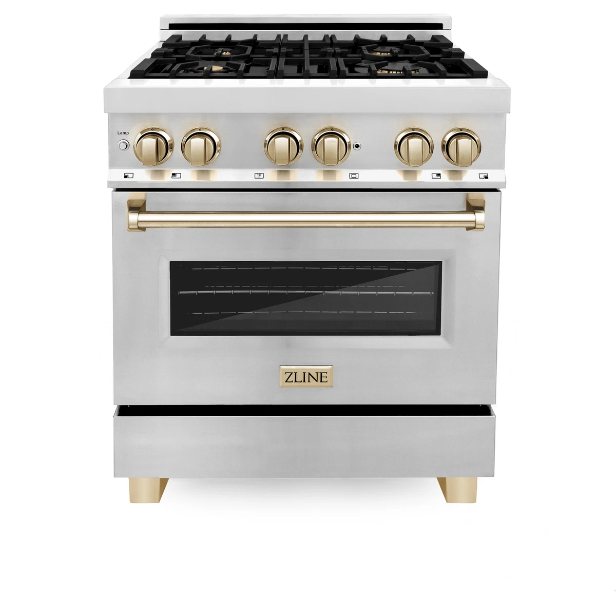 NEW ZLINE 30 Dual Fuel Range Gas Stove Electric Oven STAINLESS