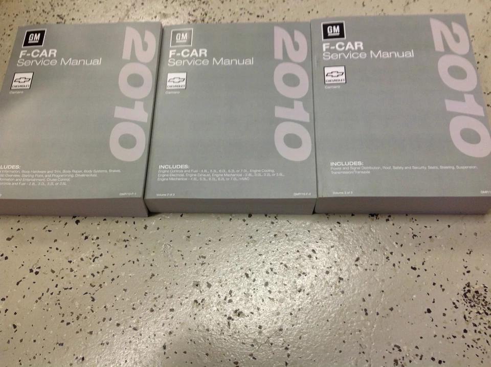 2010 Chevrolet Chevy CAMARO Service Shop Repair Workshop Manual Set FACTORY NEW - Image 3 of 4