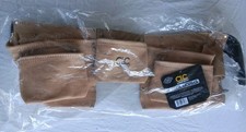 Custom Leathercraft I427X Heavy Duty Suede Leather Work Apron 12 Pocket