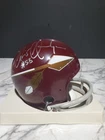 CHRIS HANBURGER #55 Signed Autographed Washington Redskins 2Bar  Mini Helmet Coa