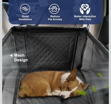 Dog Booster Car Seat, Dog Car Seats for Medium Sized Dogs or 2 Small Pets New