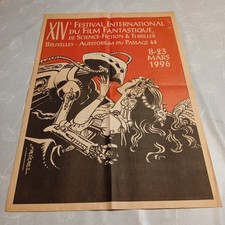 affiche BD Mezieres 1996 Festival international film fantastique - 40 x 58 cm