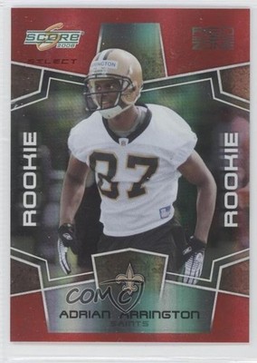 2008 Score Select Rookie Red Zone 16/30 Adrian Arrington #427 Rookie RC 0a1