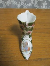 Victorian Ladies High Heel Boot Lacy Porcelain - Vintage
