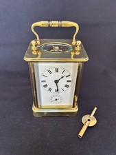 French Carriage Clock with Alarm circa 1900
