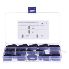 22 Pcs Electrical Crimp Connectors Ferrite Cores for Cables Clip-on Ring Rfi