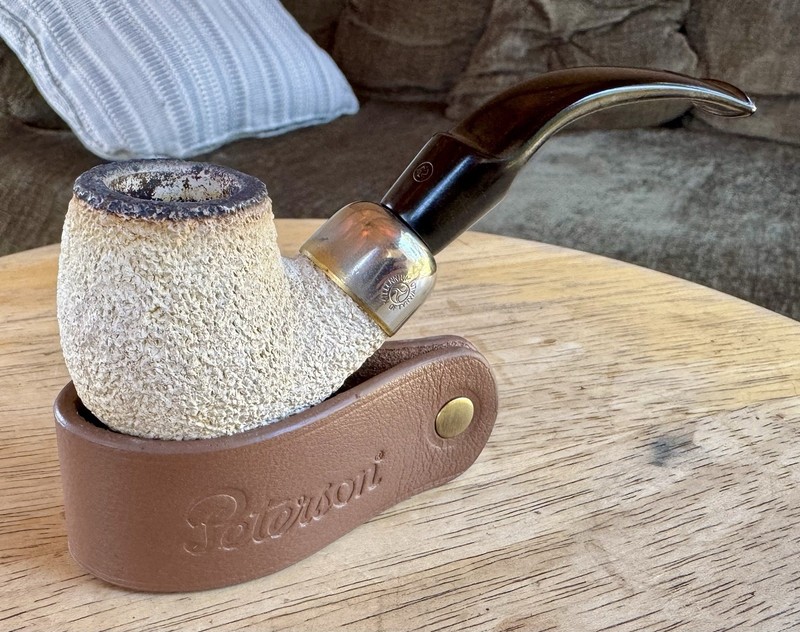 Unsmoked? Laxey Pipe Ltd Millenium of Tynwald African Meer Estate Pipe 1979