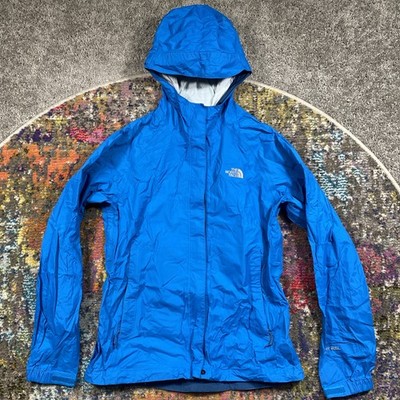 The North Face Hyvent 2.5 Jacket Womens S Blue Hood Light Seam Sealed Ripstop