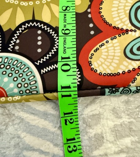 Vera Bradley Quilted Zip Floral Padded Laptop Portfolio Notebook Computer Case - Afbeelding 10 van 10