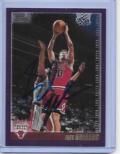 Basketball Card IP auto NBA FRED HOIBERG Chicago Bulls 2000-01 Topps