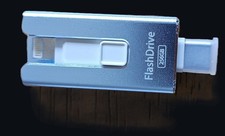 Apple MFi Certified 256GB Flash Drive For IPhone Thumb Drive Photo Stick,