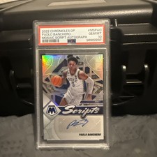 2022-23 Panini Draft Picks - Mosaic Scripts Auto Paolo Banchero #MS-PAO /99  rc
