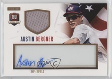 2014 Panini USA Baseball Box Set Signature Jerseys 69/99 Austin Bergner Auto 3wu