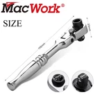 Mini Ratchet Wrench / Driver - 1/4'' Inch  -  Forward / Reverse  - Swivel Head