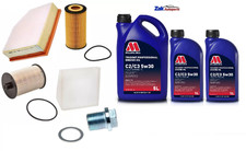 FOR VOLVO S60 2.4 DIESEL 01-05 SERVICE KIT (MK1) 4 FILTERS + 7L OIL + SUMP PLUG
