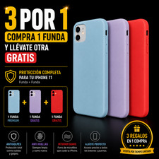 3x1 Funda iPhone 11 Pro Silicona Líquida…