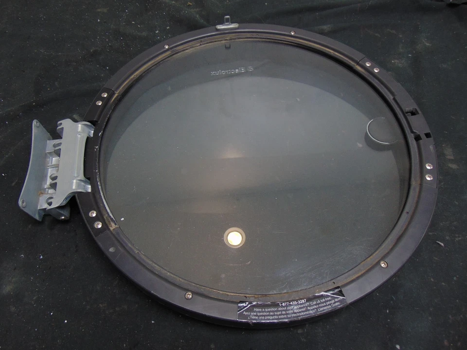 Electrolux Dryer EIED50LIW2 Door Assembly with Hinge 137576000 - Image 3 of 4