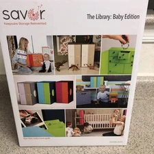 SAVOR Keepsake Storage Box Set The Library Baby Edition Drawers Folders Mememtos