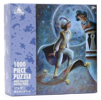 Disney Parks Darren Wilson Aladdin & Jasmine Puzzle, 1000 Pcs, New/Sealed