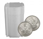 1921 US Morgan Silver Dollar - Roll of 20 Coins - AU++++ - PQ Roll