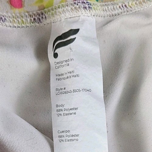 Fabletics Women’s MultiColor Patchwork Daisy Defi… - image 9