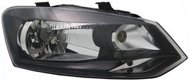 Phare avant droite Volkswagen Polo 2009-2014 optique premium chrome anti-UV
