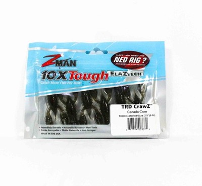 Zman Soft K�der TRD Crawz 2.5 Zoll 6/Pack Canada Craw (3370)