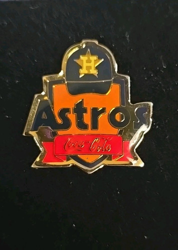 Prendedor de béisbol de colección 1990 Coca Cola Houston Astros MLB Peter David nuevo de colección - Imagen 1 de 1