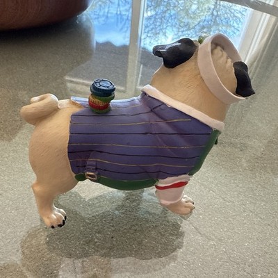 Figurine Westland Pugnacious - Chien Carlin - Occasion - Décoration Vintage