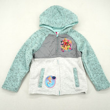 Disney Princess Zip-Up Hoodie Jacket Toddler Girls Size 4T