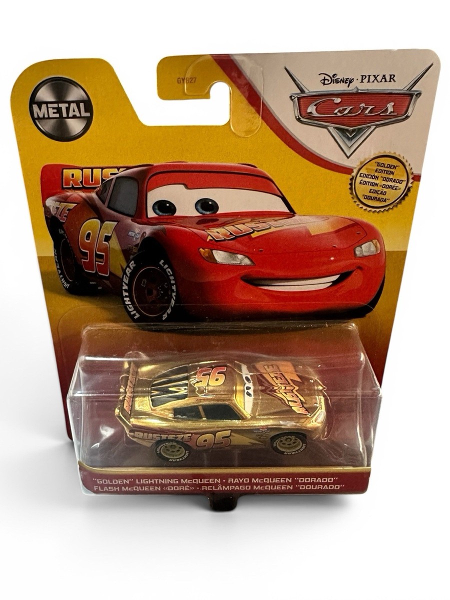 マックイーン　マックィーン　ゴールデン　golden カーズ ミニカー Disney Pixar Cars Golden Lightning McQueen Diecast Car Toy Vehicle