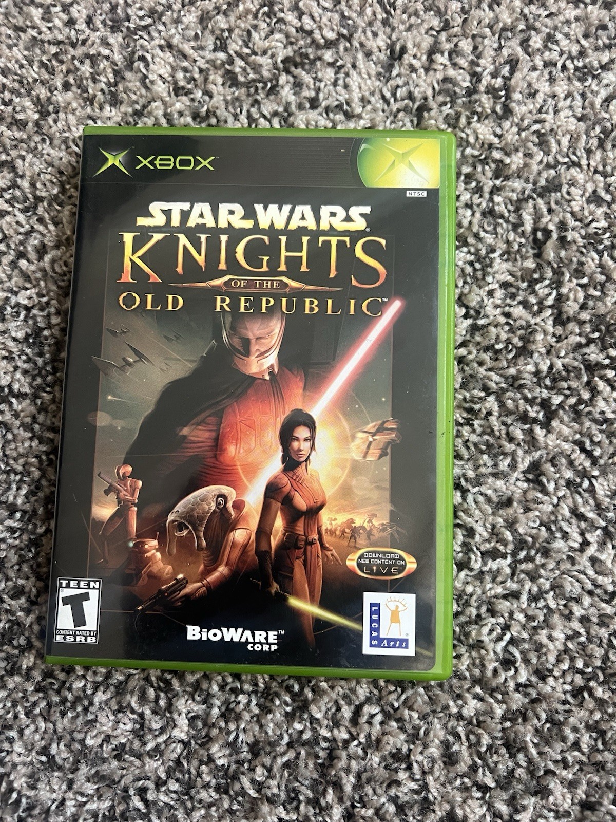 Star Wars: Knights of the Old Republic (Microsoft Xbox, 2003) NM W/REG card