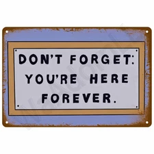 Vintage Room Decoration Home Decor Items Tin Metal Signs Aesthetic Men Bedroom