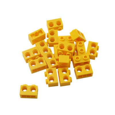 20 NEUE LEGO Technic, Brick 1 x 2 with Holes Gelb