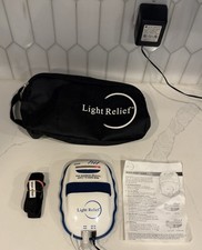 Light Relief LR150 Infrared Pain Relief Muscle Therapy Device  Bag See Video    