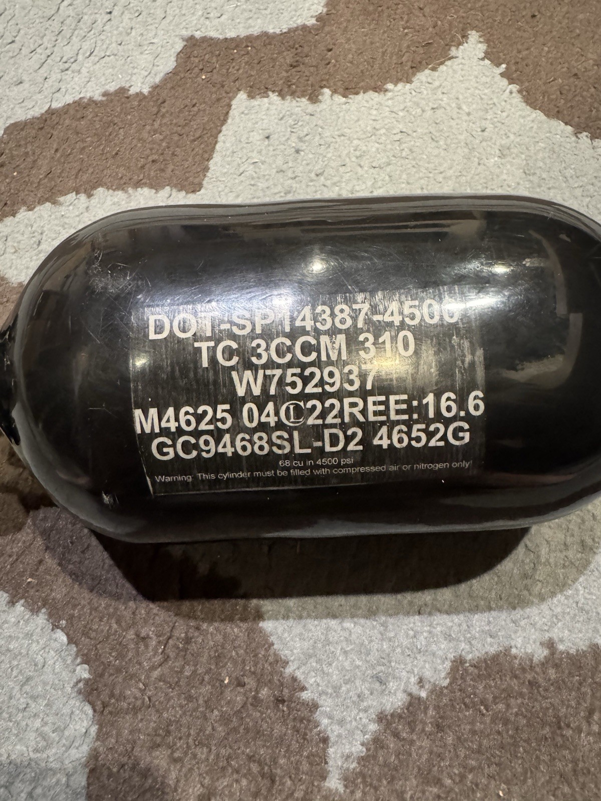 PAINTBALL LUXE TANK 68/4500 NINJA PRO V3!!