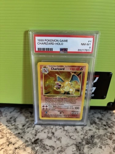 PSA 8 Unlimited Holo  Charizard Base Set  #4/102  1999