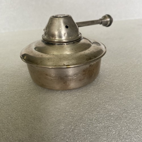 Vintage Jewelers Lamp Alcohol Oil Burner Heater Silver Plated - Picture 7 of 11