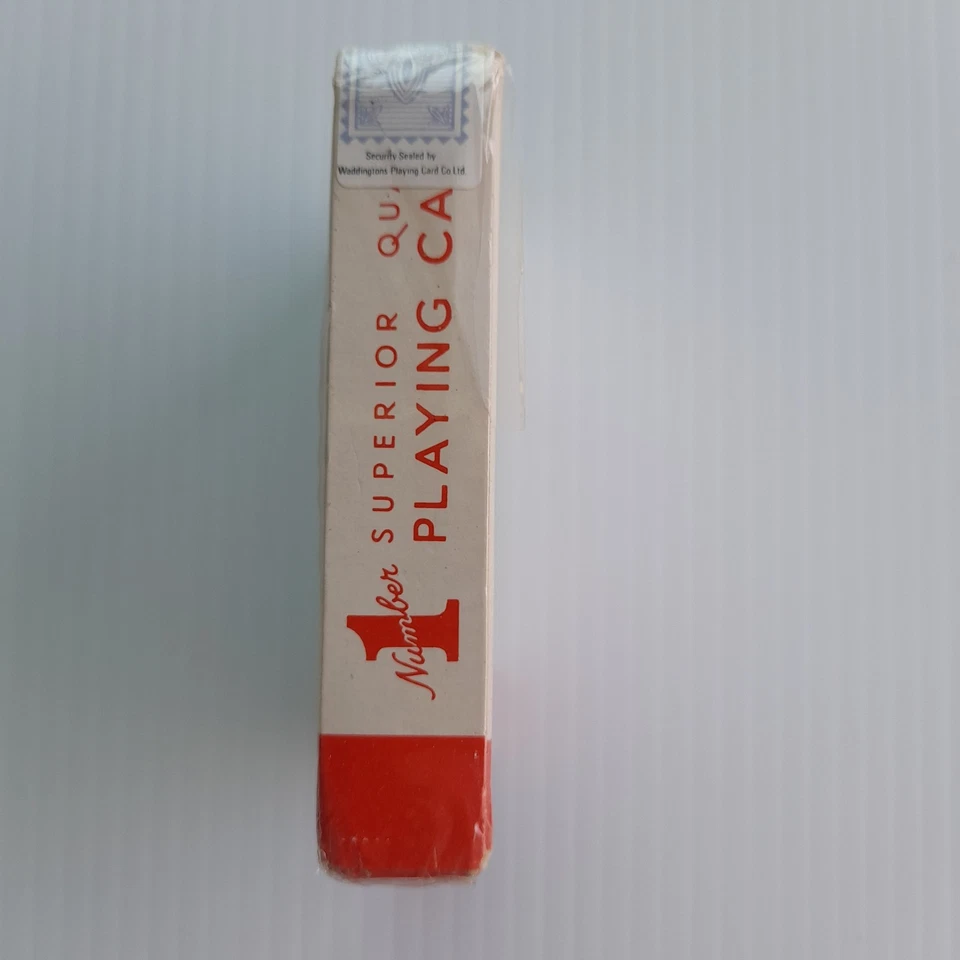 Waddingtons Number 1 Superior Quality Playing Cards NEW Sealed Vintage Casino - Image 3 of 4